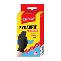Перчатки нитриловые Chisto L 10 шт - фото
