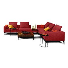 Комплект мягкой мебели Окленд красный - фото