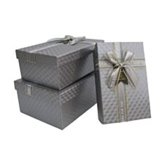 Подарункова коробка Ufo Grey 10371-35 21 см сірий - фото