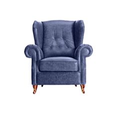 Кресло Классик синий - фото