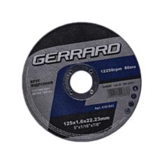 Круг відрізний по металу Gerrard 4181843 125*1,6*22,23 мм - фото