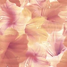Плитка Opoczno Flower Power декор 59,4*60 см рожева - фото