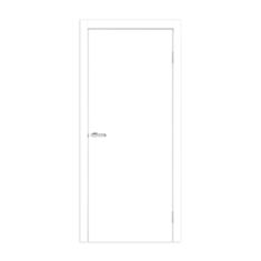 Межкомнатная дверь ПВХ Омис Cortex 600 мм белый silk matt - фото