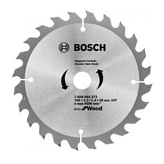 Диск пильний Bosch ECO Wood 2608644373 24T 160*1,5*20 мм - фото