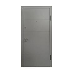 Двері металеві Міністерство Дверей ПК-175 софт темний беж 86*205 см праві - фото