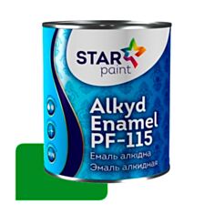 Емаль алкідна STAR Paint ПФ-115 34 світло-зелена 0,9 кг - фото
