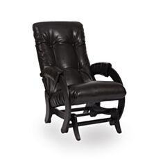 Кресло-качалка мягкое 1,3 Ковентри черное - фото