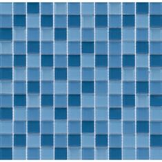 Мозаика Vivacer CMmix02 2,5*2,5 30*30 голубой - фото