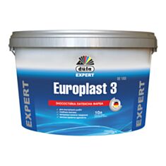 Интерьерная краска латексная Dufa Europlast 3 DE103 белая матовая 10 л - фото