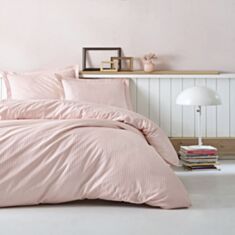Комплект постельного белья Cotton Box ElegantSeries Saten Stripe Pudra 2,0 - фото
