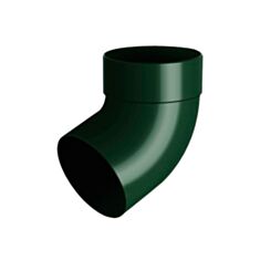 Отвод трубы Rainway одномуфтовый 67° 75 мм зеленый - фото