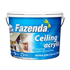 Фарба акрилова Fazenda Ceiling Acrylic для стель 1,2 кг - фото