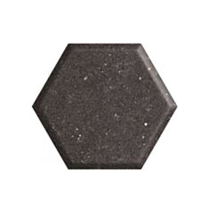 Плитка для стен Paradyz Space Dust Grys HEX STR A 17,1*19,8 см чорная - фото
