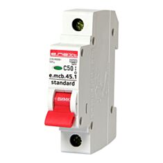Автоматичний вимикач E.NEXT e.mcb.stand.45.1.C50 s002013 1P C 50 А 4,5 кА - фото