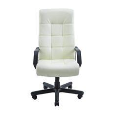 Крісло для керівників Richman Вірджинія пластик біле - фото
