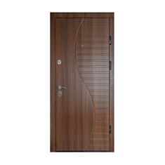 Двері металеві Міністерство Дверей ПК-23+ горіх білоцерківський 96*205 см праві - фото