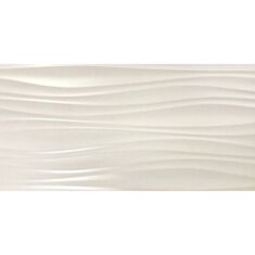 Плитка Атем Sapheda Riptide satin 29,5*59,5 см біла 2 сорт - фото