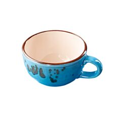 Чашка Manna ceramics Тиффани 4022 220 мл синяя - фото