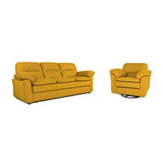 Комплект мягкой мебели Сан-Ремо желтый - фото