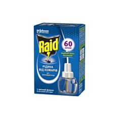 Жидкость от комаров Raid 0278 для электрофумигаторов 60 ночей 43,8 мл - фото