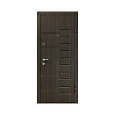 Двері металеві Міністерство Дверей ПБ-21 венге 86*205 см праві - фото