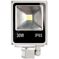 Прожектор светодиодный Lumen slim LED 30W с датчиком движения - фото
