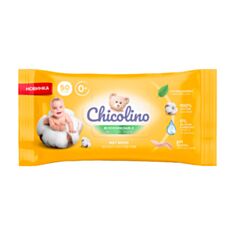 Вологі серветки Chicolino для дітей і дорослих біорозкладні 50 шт - фото