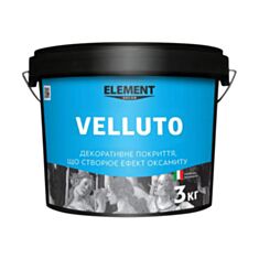 Декоративное покрытие Element Velluto с эффектом бархата 3 кг - фото