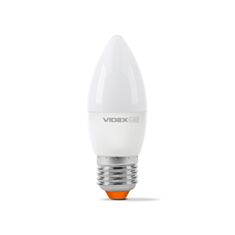 Лампа світлодіодна Videx 297316 LED C37Е 7W E27 4100K 220V - фото