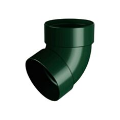 Отвод трубы Rainway двухмуфтовый 67° 75 мм зеленый - фото