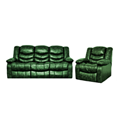 Комплект м'яких меблів Chester зелений - фото