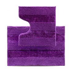 Набор ковриков для ванной и туалета Dariana Матрас фиолетовый - фото