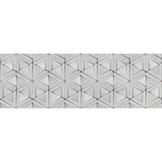 Плитка для стін Intercerama Opus 213071-1 30*90 см світло-сіра - фото