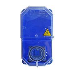 Коробка для однофазного лічильника Bilmax КДЕ-2 синя - фото