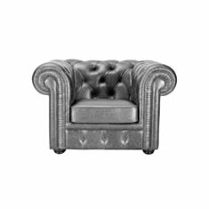 Кресло Честер серый - фото