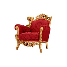 Кресло Луара красный - фото