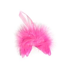 Крылья мини Seta Decor 10-411PN пух розовый 16*11 см - фото