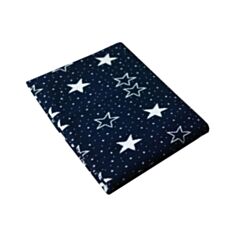 Плед дитячий Прованс Stars 80*100 синій з білим - фото
