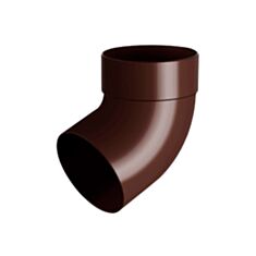 Отвод трубы Rainway одномуфтовый 67° 100 мм коричневый - фото
