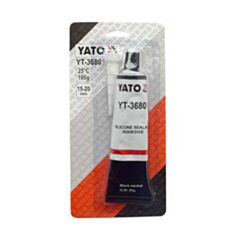Клей-герметик силиконовый Yato YT-36801 черный 85 г - фото