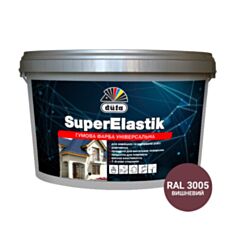 Фарба гумова універсальна Dufa SuperElastik RAL 3005 вишнева 1,2 кг - фото