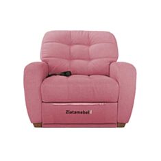 Кресло-реклайнер Бостон розовое - фото