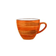 Чашка чайная Wilmax Spiral Orange WL 669336/A 300 мл - фото