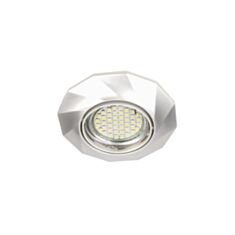 Светильник точечный поворотный Feron DL6021 MR16 жемчужное серебро - фото