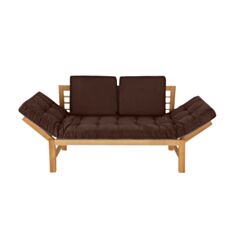 Кухонный диван деревянный Соло коричневый - фото