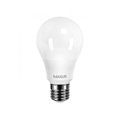 Лампа світлодіодна Maxus LED 3-LED-146 A60 10W 4100K 220V E27 AP 3 шт - фото