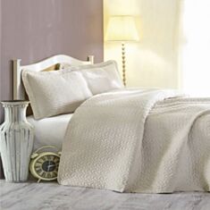 Комплект постельного белья Cotton Box Daily beige с покрывалом - фото