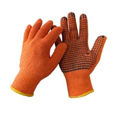 Перчатки рабочие Werk WE2152H с ПВХ покрытием оранжевые 3 пары - фото