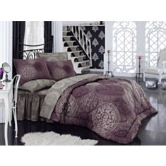 Комплект постельного белья Cotton Box Royal Saten Sema Violet 2,0 - фото