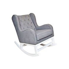 Кресло качалка Майа серое - фото